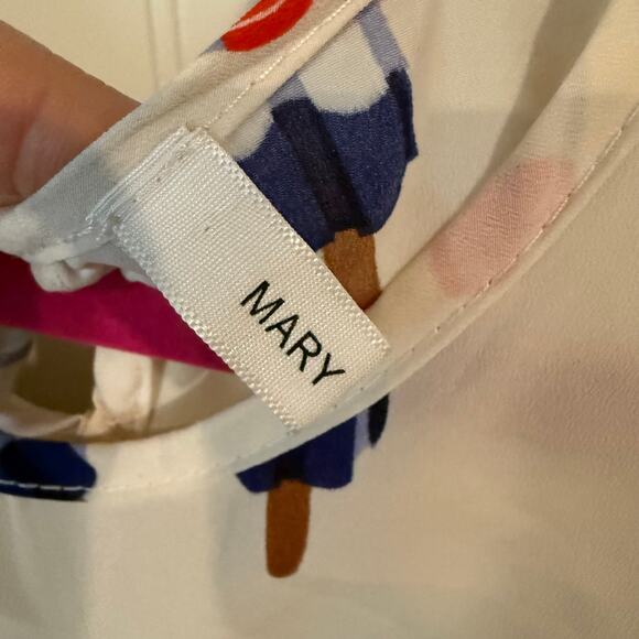 Vintage Mary Quant Popsicle July 4th Tiered Top Size Small - Picture 6 of 10